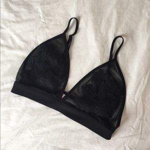 Floral Embroidered Bralette